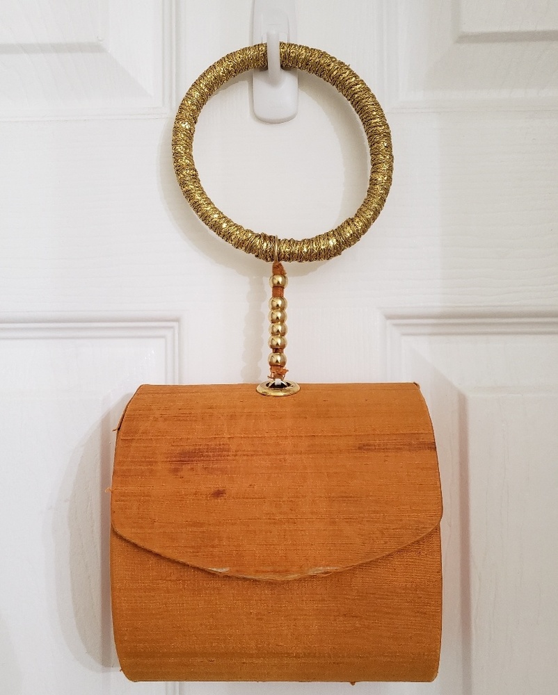 Vintage 100% Silk clutch